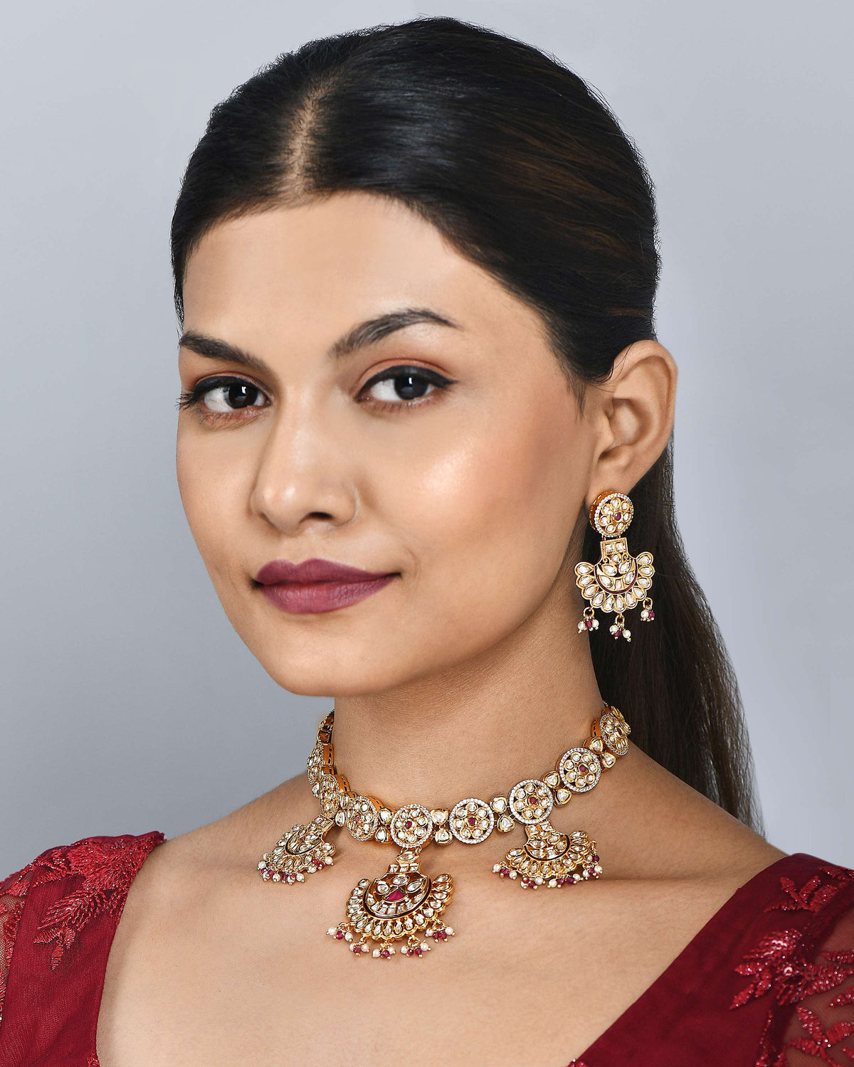 Inaaya Kundan Necklace Set