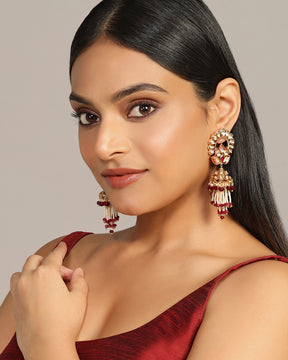 Kanj Kundan Jhumkas