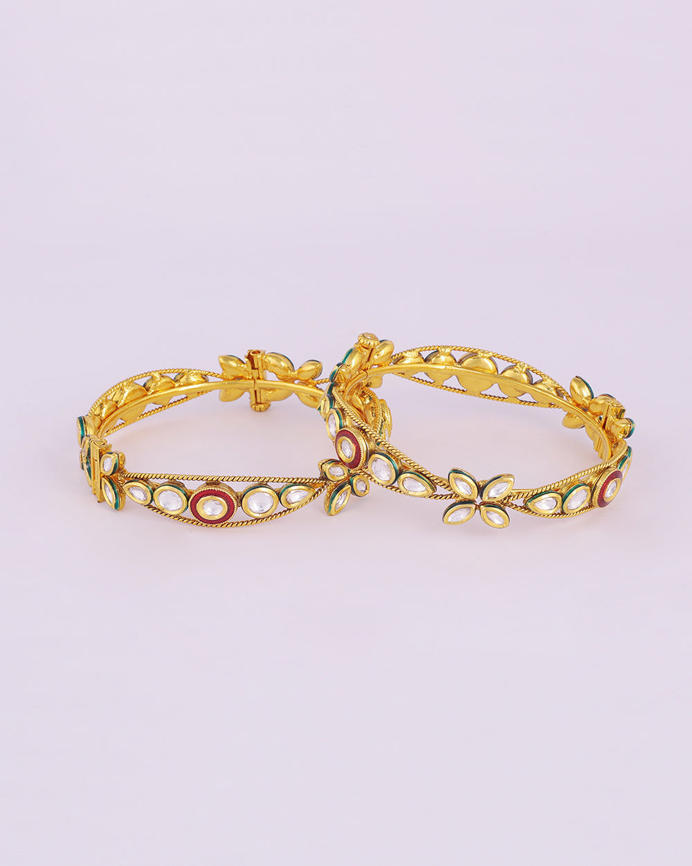 Inara Kundan Bangles