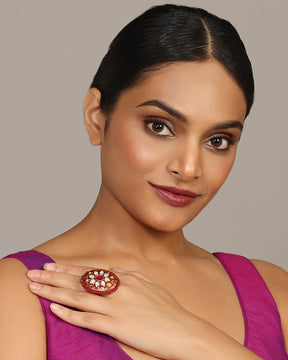 Kriti Meenakari RIng