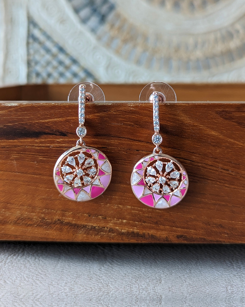 RE03 - Sphere Meenakari Earrings