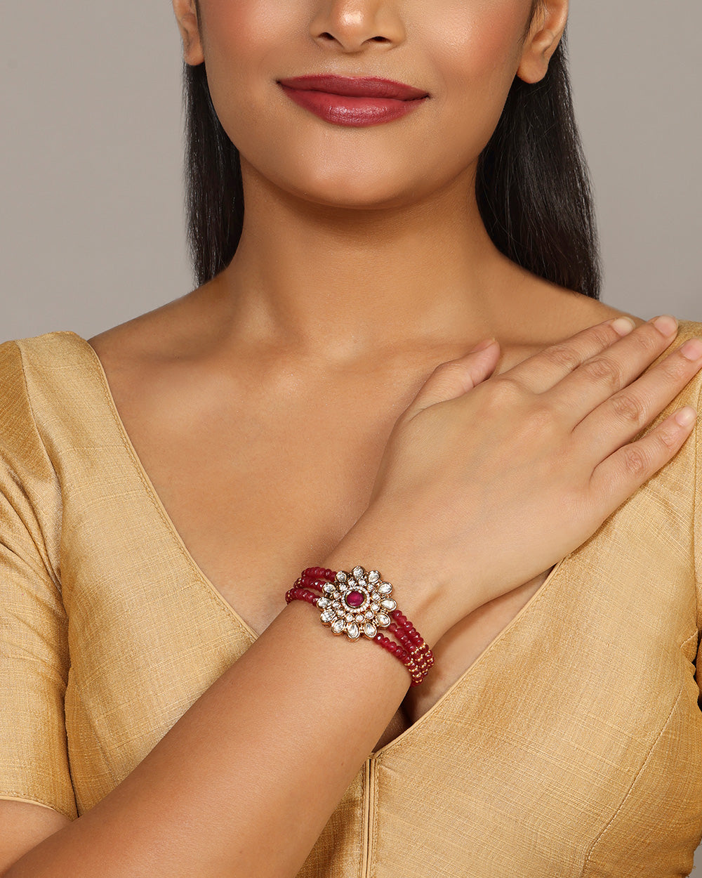 Kalli Kundan Bracelet