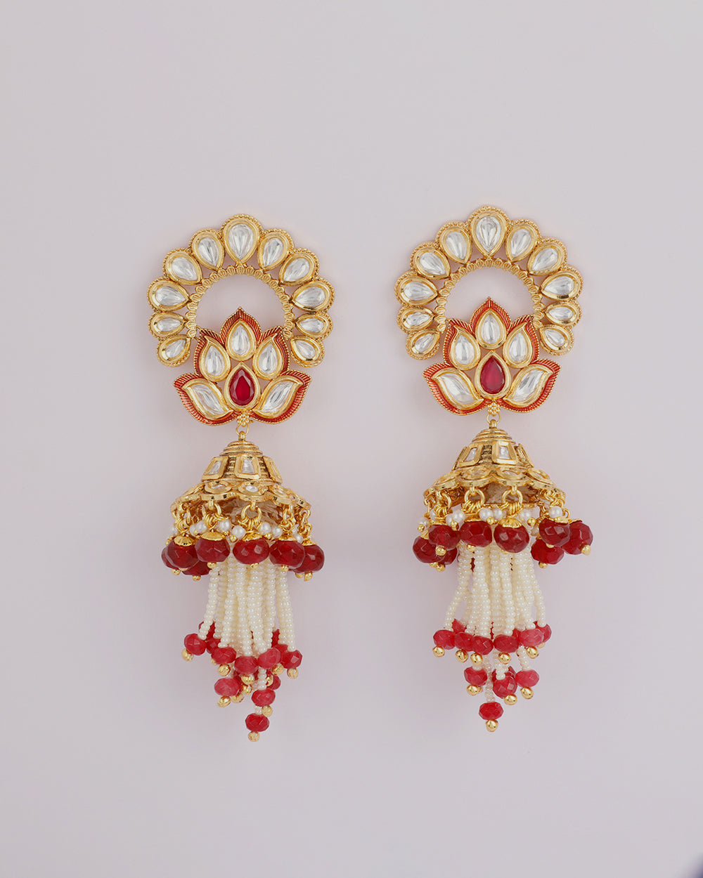 Kanj Kundan Jhumkas