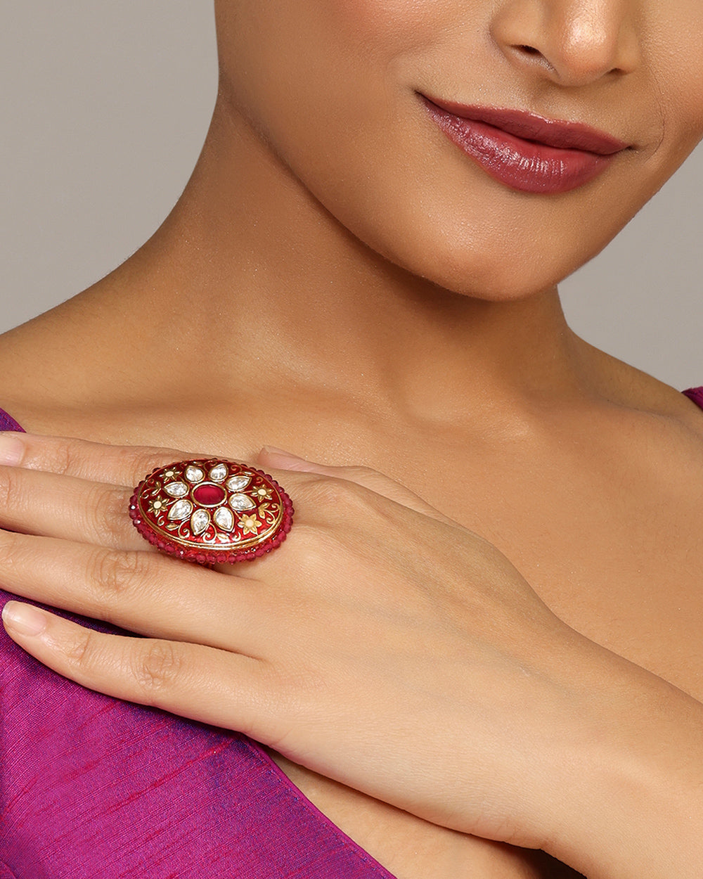 Kriti Meenakari RIng