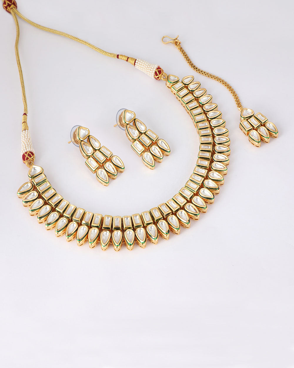 Double-layered Kundan Necklace