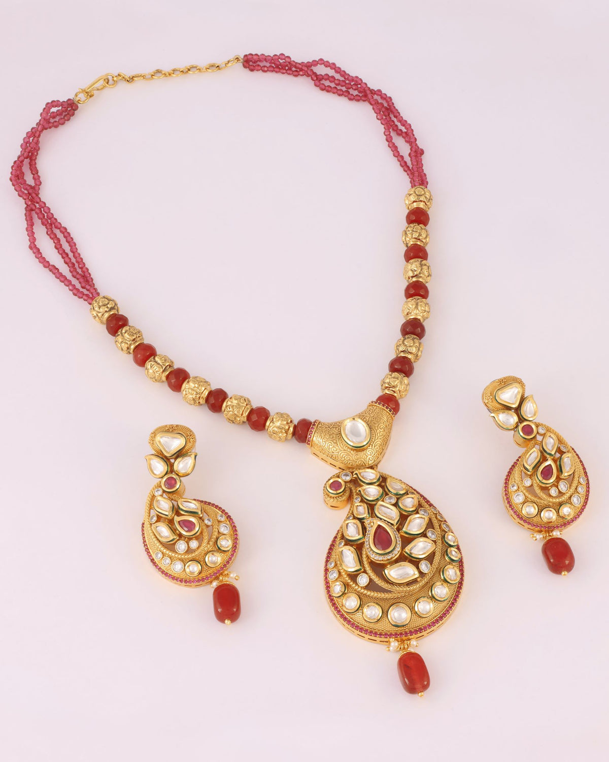 Panna Antique Pendant Set