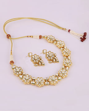 Fleur Bella Kundan Necklace