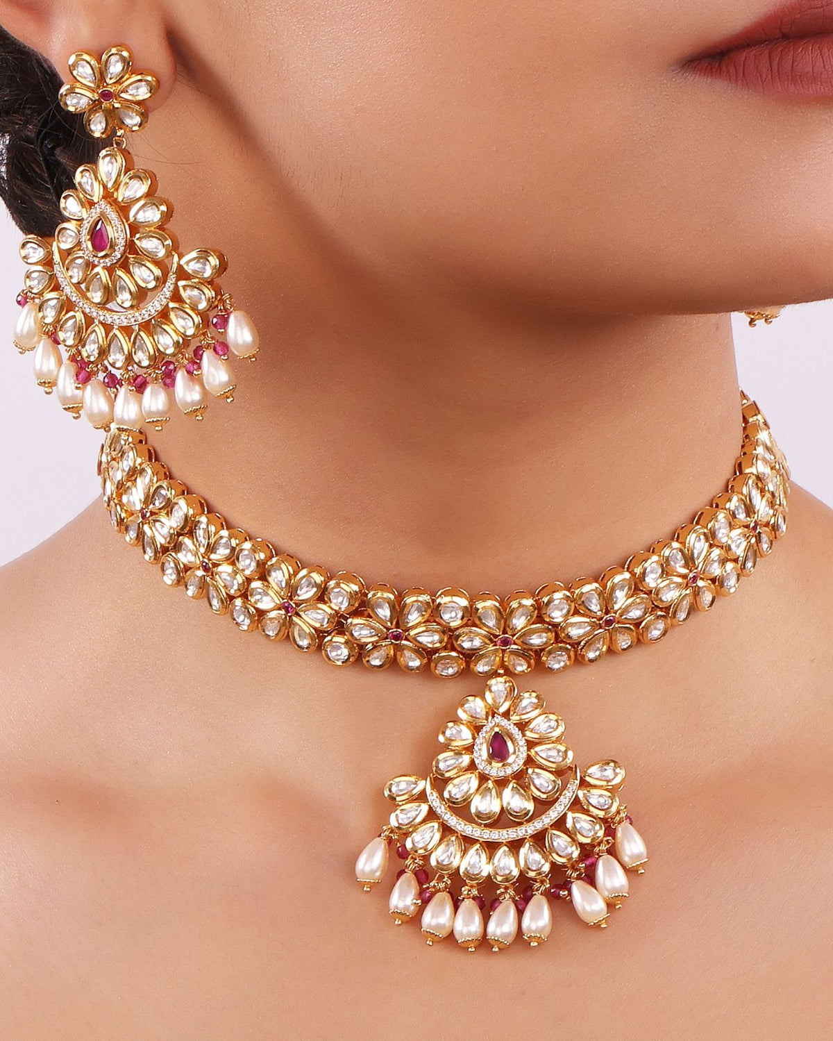 Choker Necklace Set