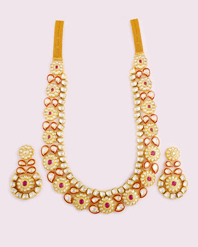 Ivory Bridal Long Necklace Set