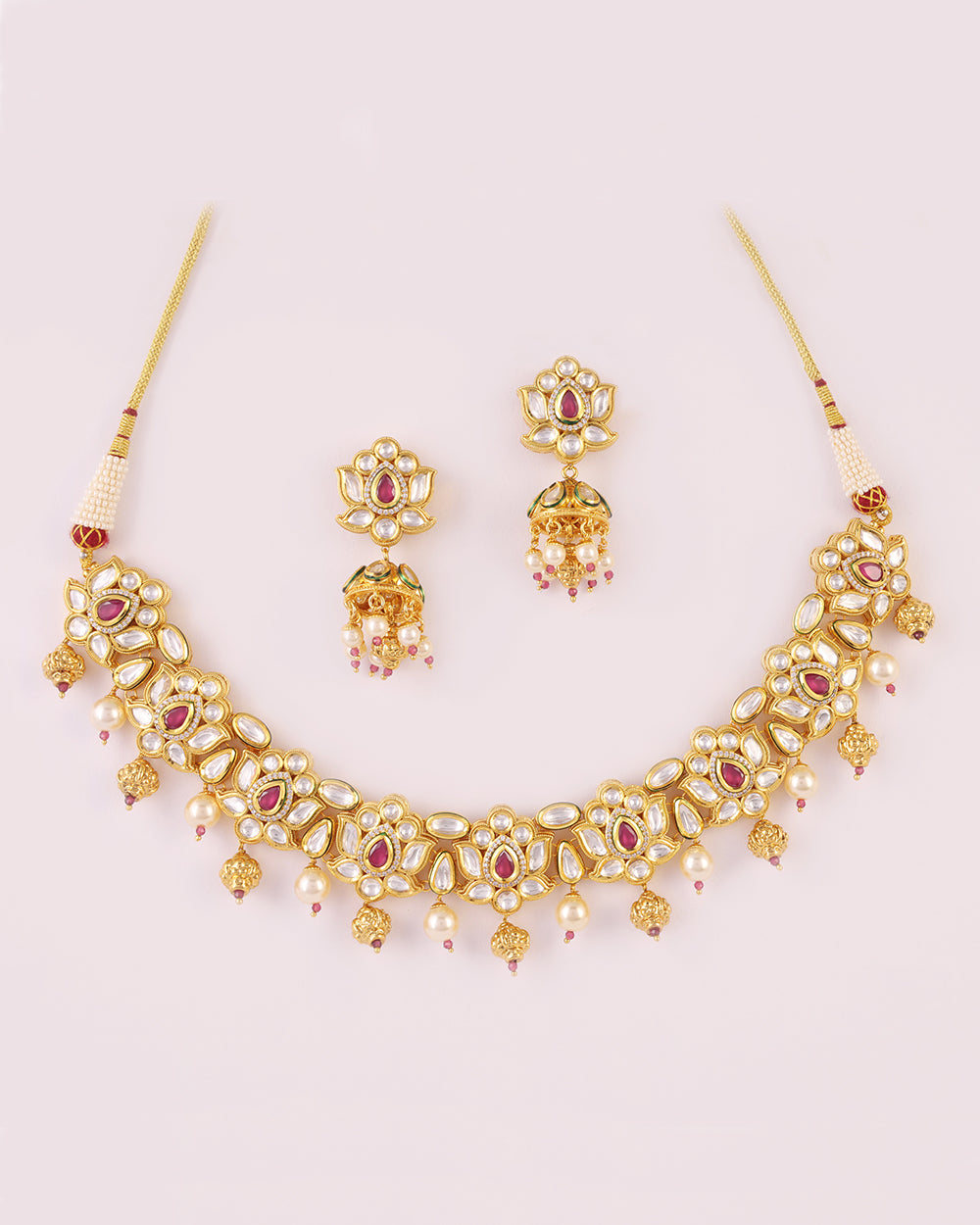 Poppy Kundan Necklace Set