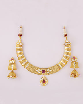 Zarine Antique Necklace Set