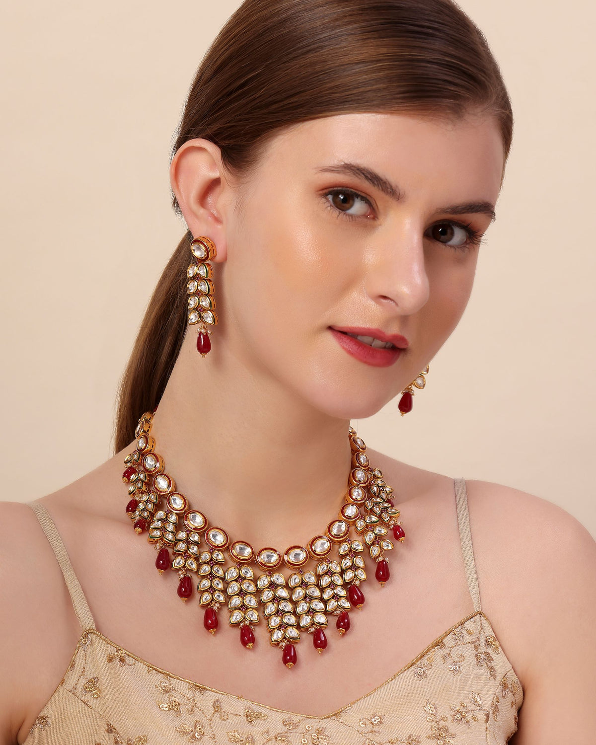 Bridal Fall Necklace Set