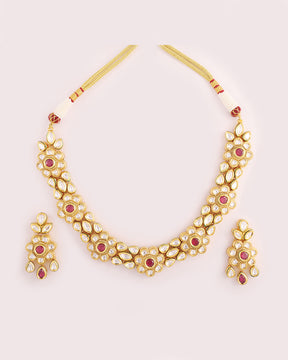 Daisy Kundan Necklace Set