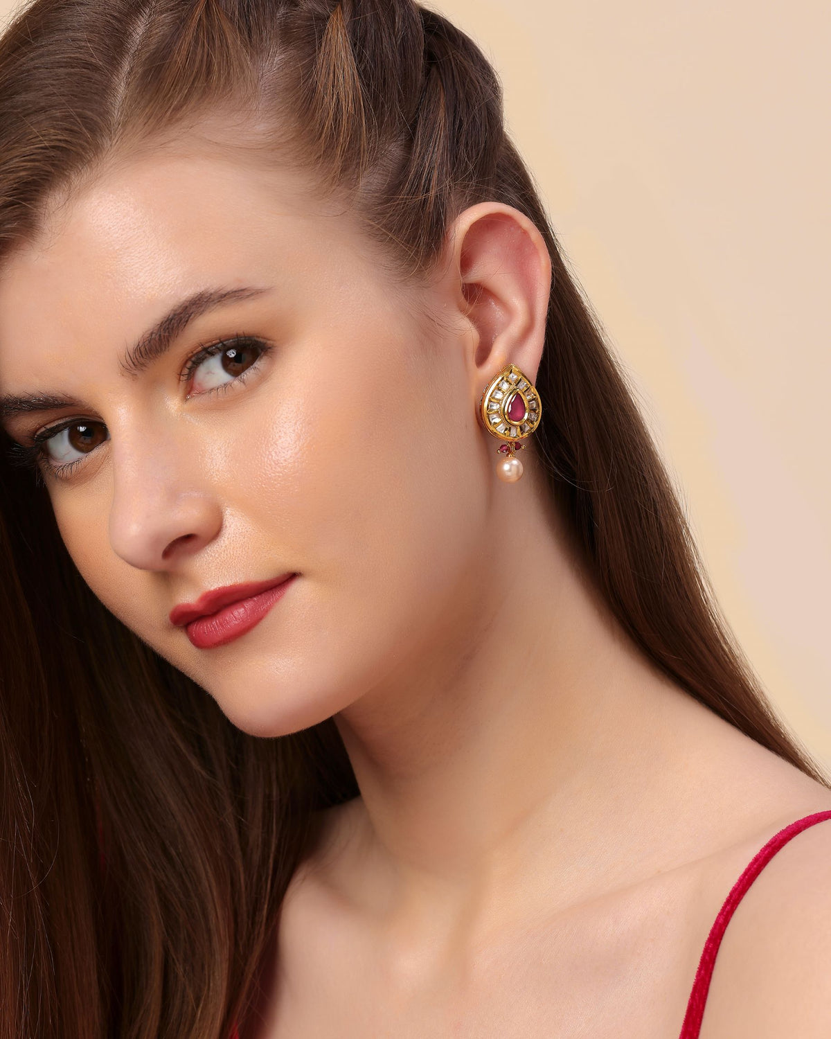 Buy 22k Gold Dangle Earrings Handmade Vintage Traditional Solid Online in  India  Etsy