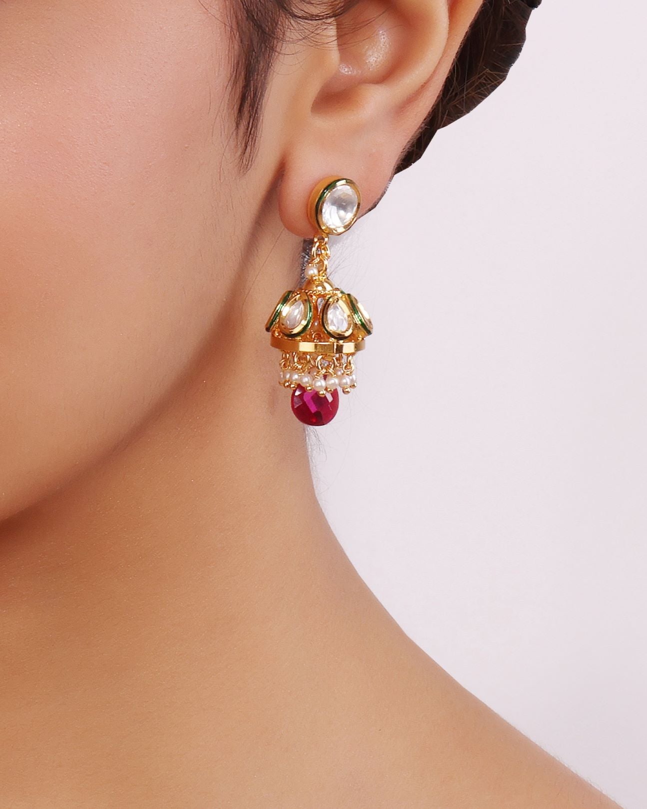 Orb Jhumka Earrings