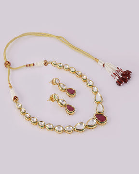 Lal Paan Necklace Set