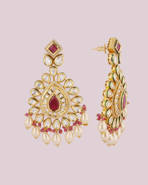 Rani Kundan Earrings