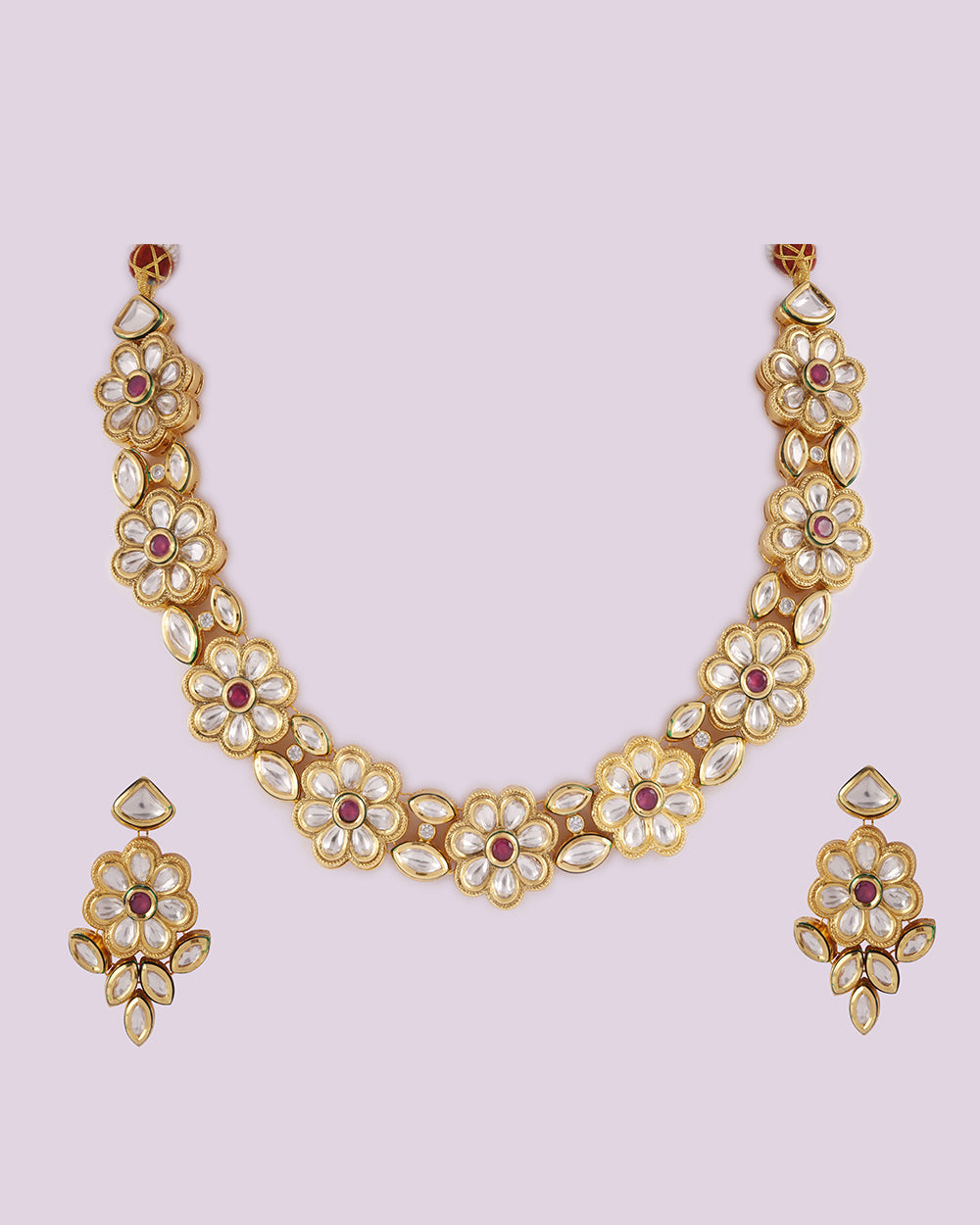 Fleur Bella Kundan Necklace