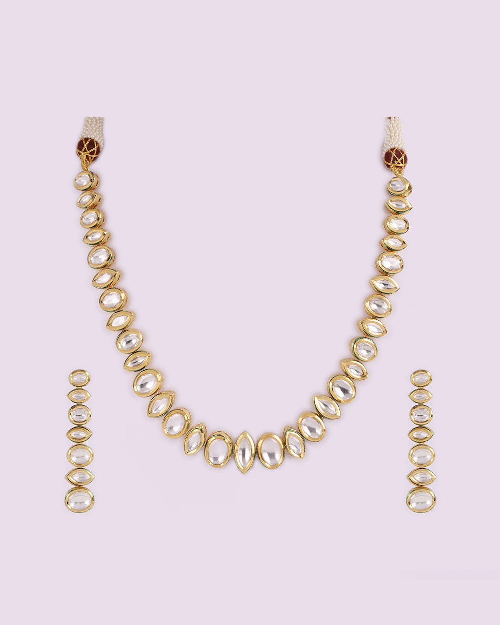 Fusion Kundan Necklace Set