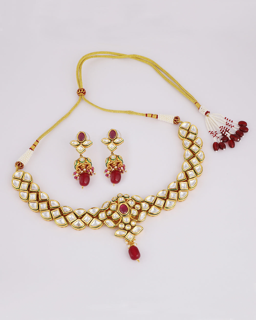 Mosaic Kundan Necklace Set