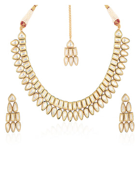 Double-layered Kundan Necklace