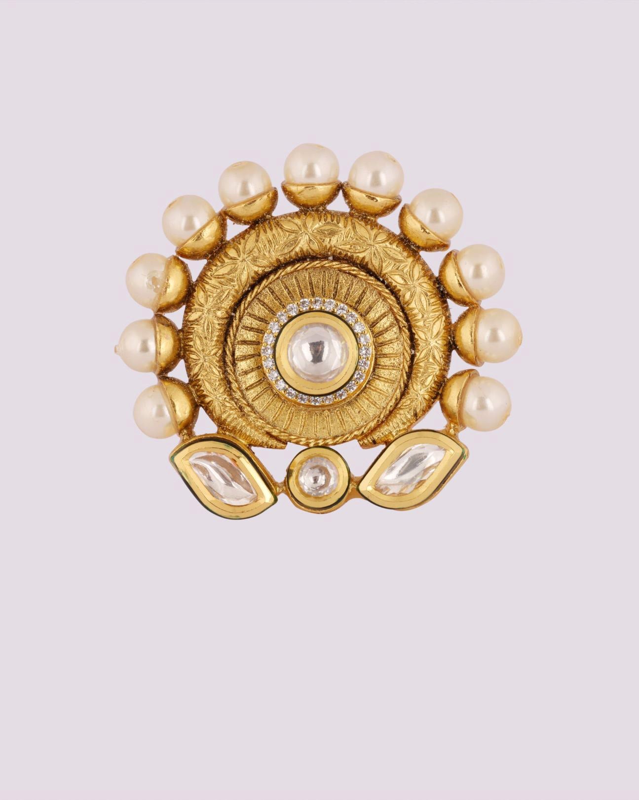 Kundan Ring | Gold ring designs, Gold necklace designs, Gold jewelry fashion