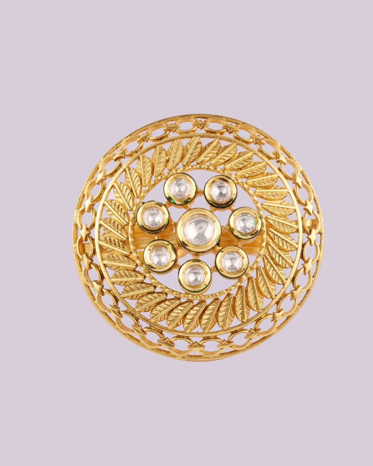 Fleur Chakra Designer Ring