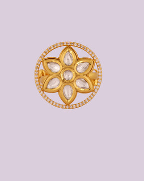 Rosa Kundan Ring