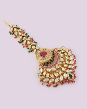 Bridal Kundan Maang Tikka