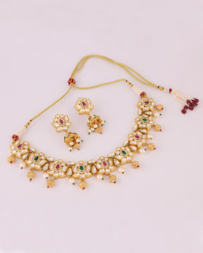 Poppy Kundan Necklace Set