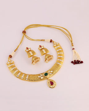 Zarine Antique Necklace Set
