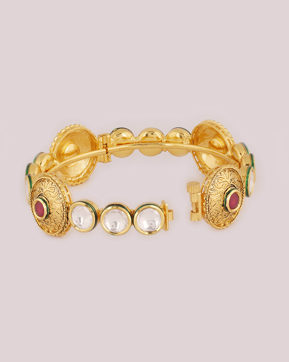 Antique Orb Kundan Bangles