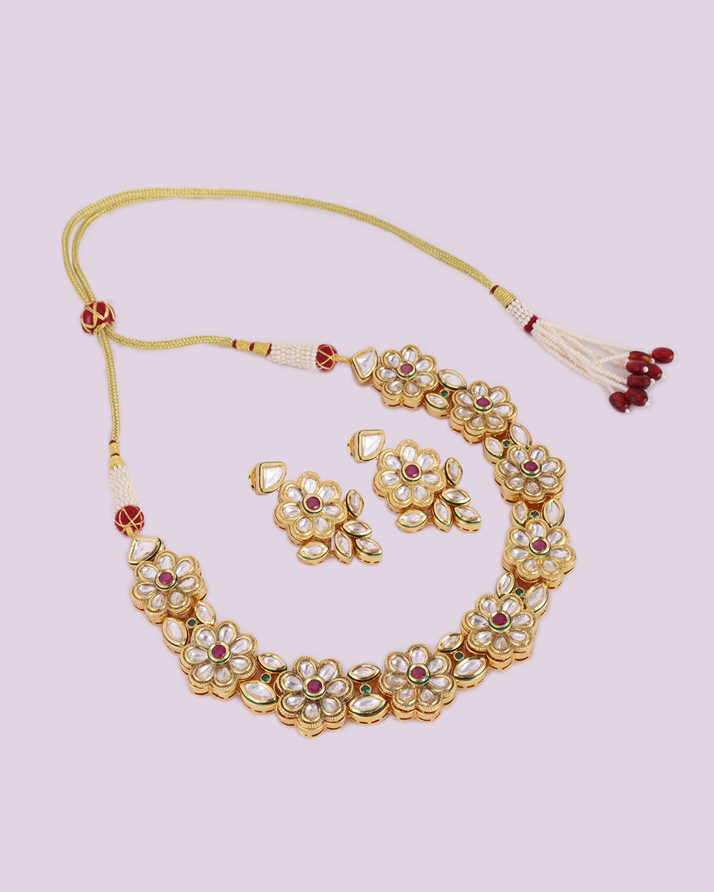 Fleur Bella Kundan Necklace