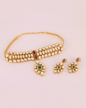 Lustre Kundan Choker Set