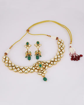 Mosaic Kundan Necklace Set