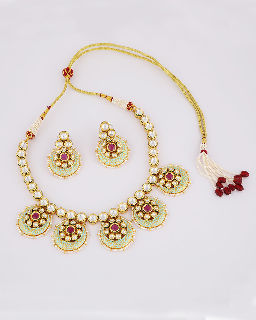 Lady Emblem Necklace Set