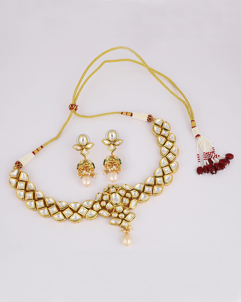 Mosaic Kundan Necklace Set